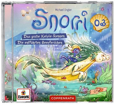 Audio play Snorri 3: DAS GROSSE KELPIE-RENNEN + DIE ENTFÜHRTEN SEEPFERDCHEN
